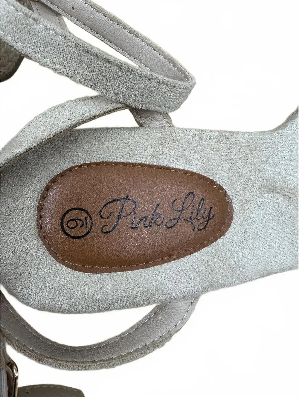 Pink Lily‎ woven espadrille wedge sandals